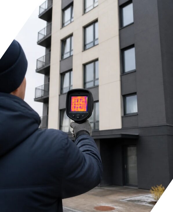 Тепловизионное обследование зданий в Россоши от 5185 р. | ЭкспертизаРоссия